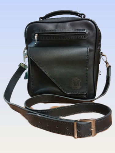 کیف دوشی چرمی دستدوز مناسب دانشجویان و کارمندان