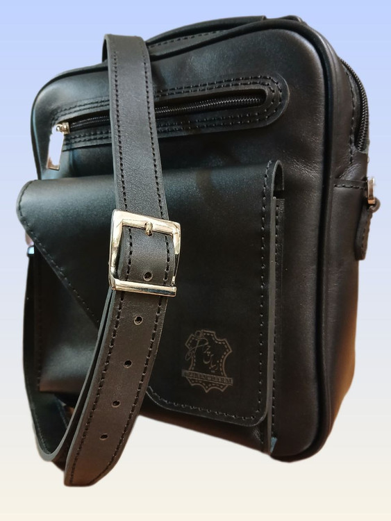 کیف دوشی مردانه و زنانه چرم طبیعی با طراحی کلاسیک