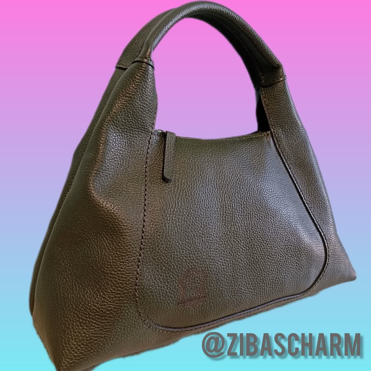 کیف زنانه چرم گاوی دستدوز با طراحی شیک