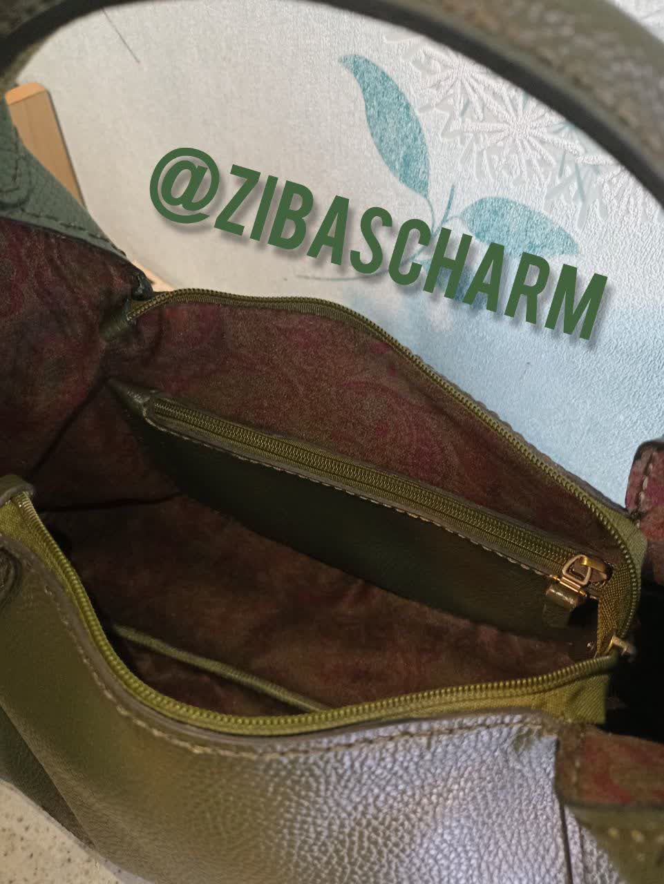 کیف دستی زنانه چرم طبیعی زیباس چرم