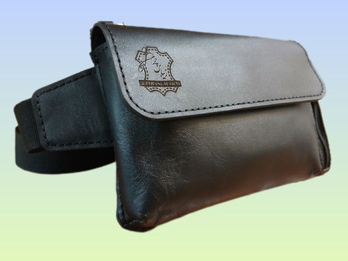 کیف کمری چرم طبیعی دستدوز زیباس چرم