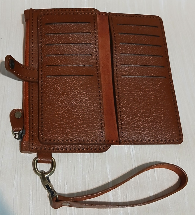 کیف موبایلی و کارت و پول زیباس چرم