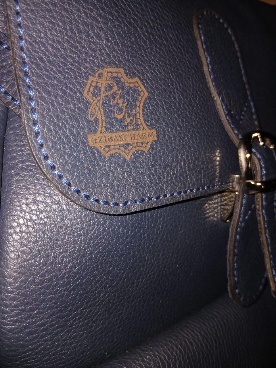 کوله پشتی چرم خالص دستدوز مدل آمریکایی