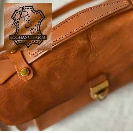 کیف زنانه چرم طبیعی دستدوز