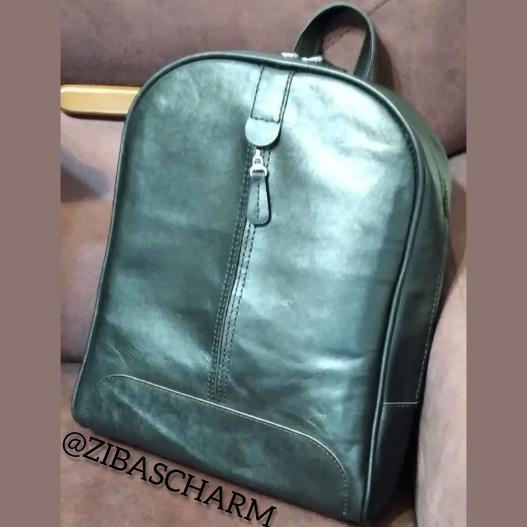کوله پشتی اسپورت چرم دست دوز زیباس چرم