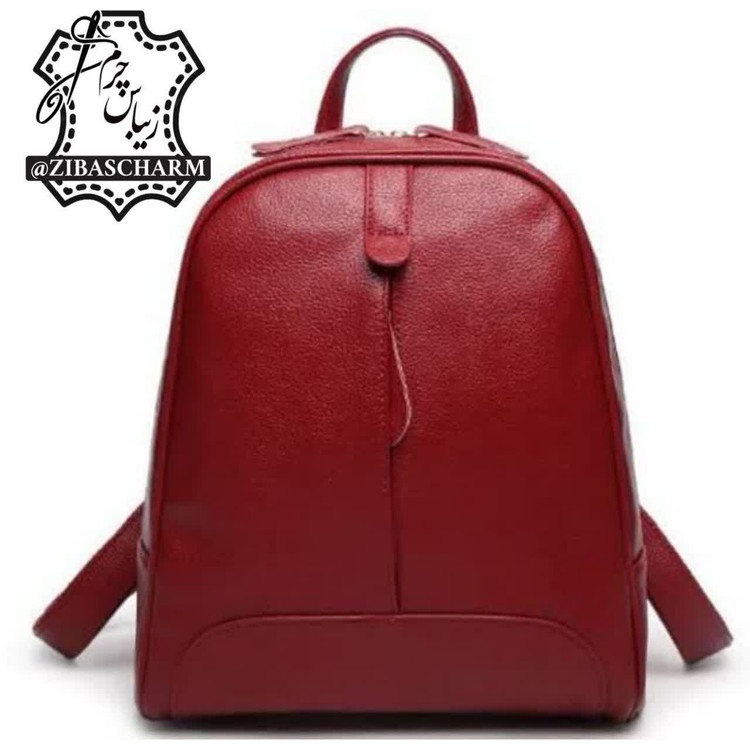 کوله پشتی اسپورت چرم طبیعی دست دوز زیباس چرم