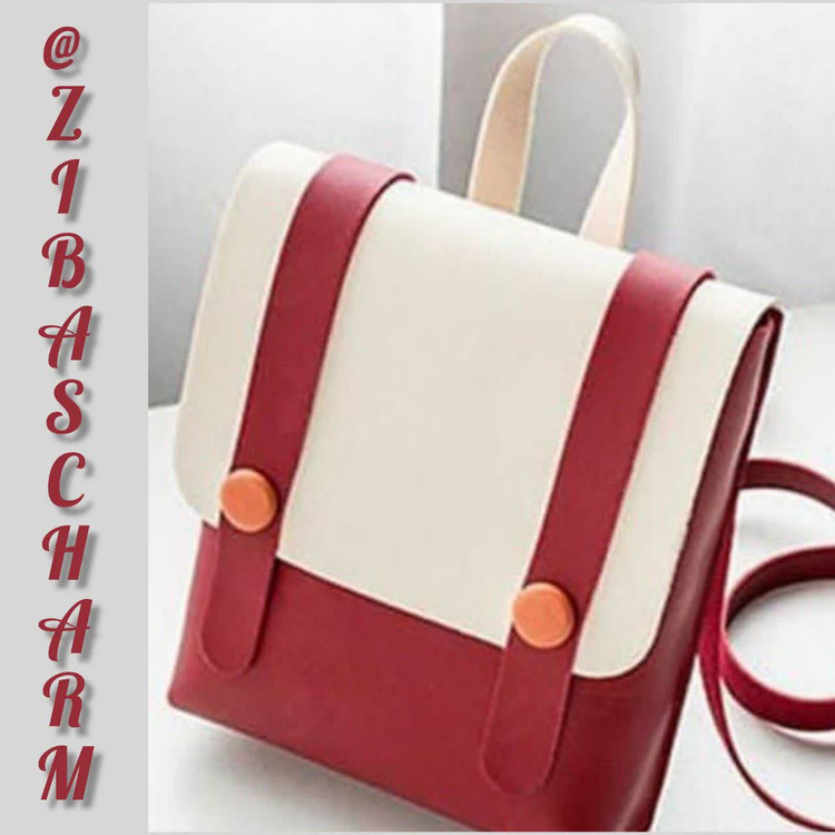 کیف کوله مدرسه چرم طبیعی دست دوز زیباس چرم