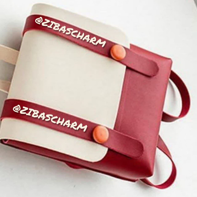 کوله مدرسه چرم طبیعی دست دوز زیباس چرم