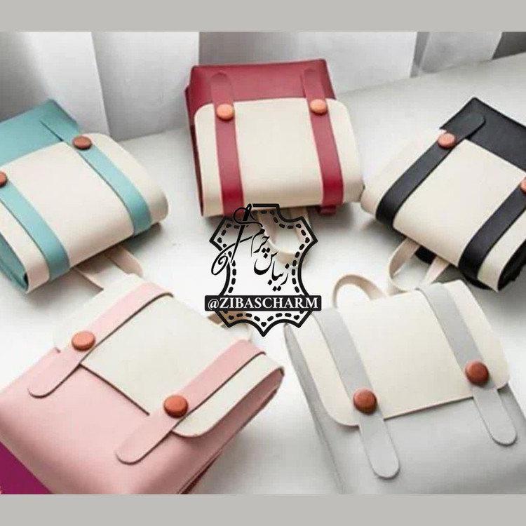 کیف کوله مدرسه چرم دست دوز زیباس چرم