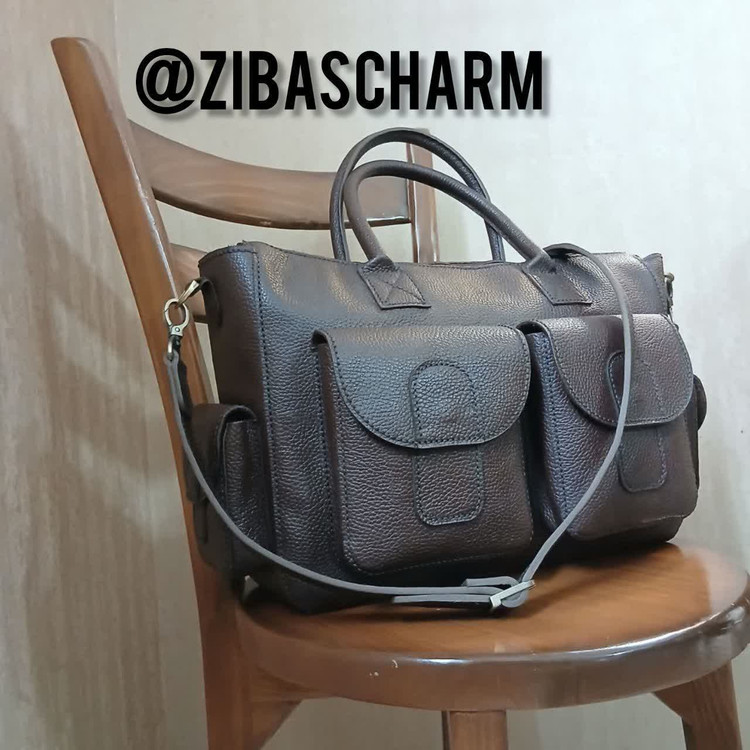 ساک و کیف مسافرتی چرم طبیعی دستدوز زیباس چرم