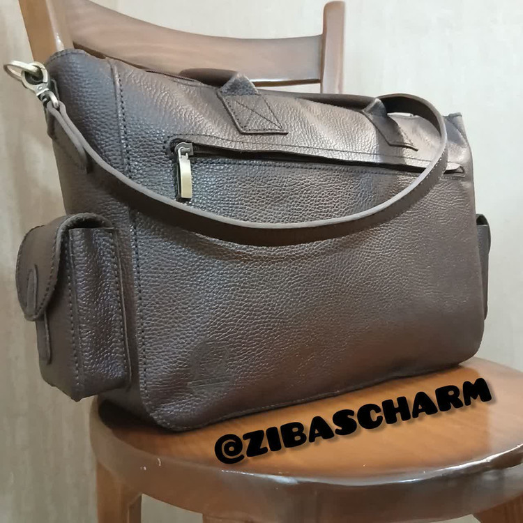 ساک مسافرتی چرم طبیعی دستدوز