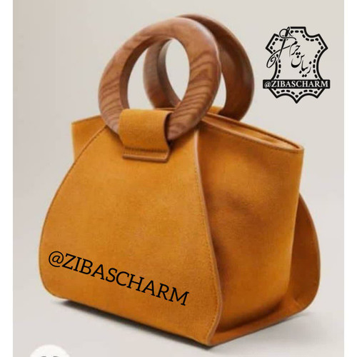 کیف زنانه مجلسی و دستی چرم طبیعی دستدوز زیباس چرم