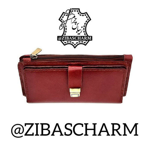 کیف موبایل و پول و مدارک چرم طبیعی دستدوز زیباس چرم