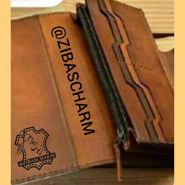 کیف موبایل و پول و مدارک چرم طبیعی دستدوز