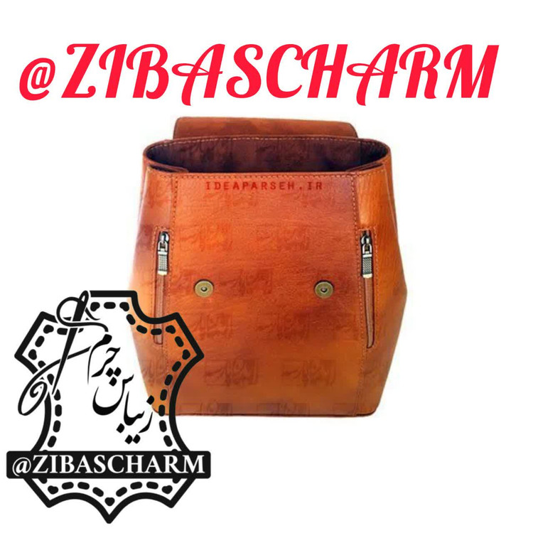 کوله پشتی چرم طبیعی دستدوز