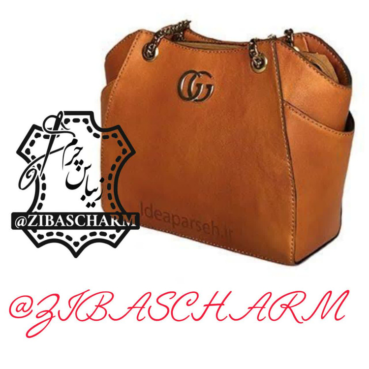 کیف زنانه مجلسی چرم طبیعی زیباس چرم