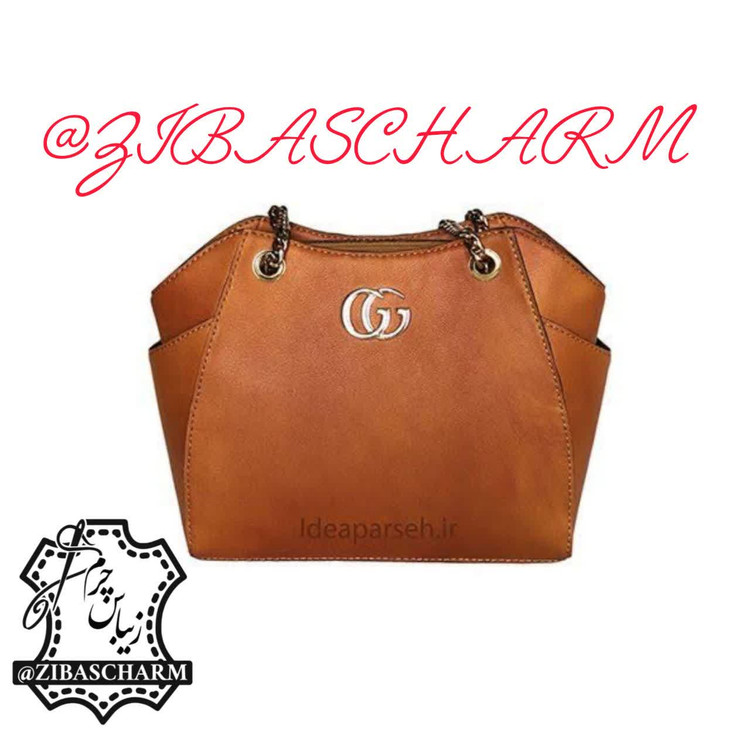 کیف زنانه مجلسی چرم طبیعی دستدوز