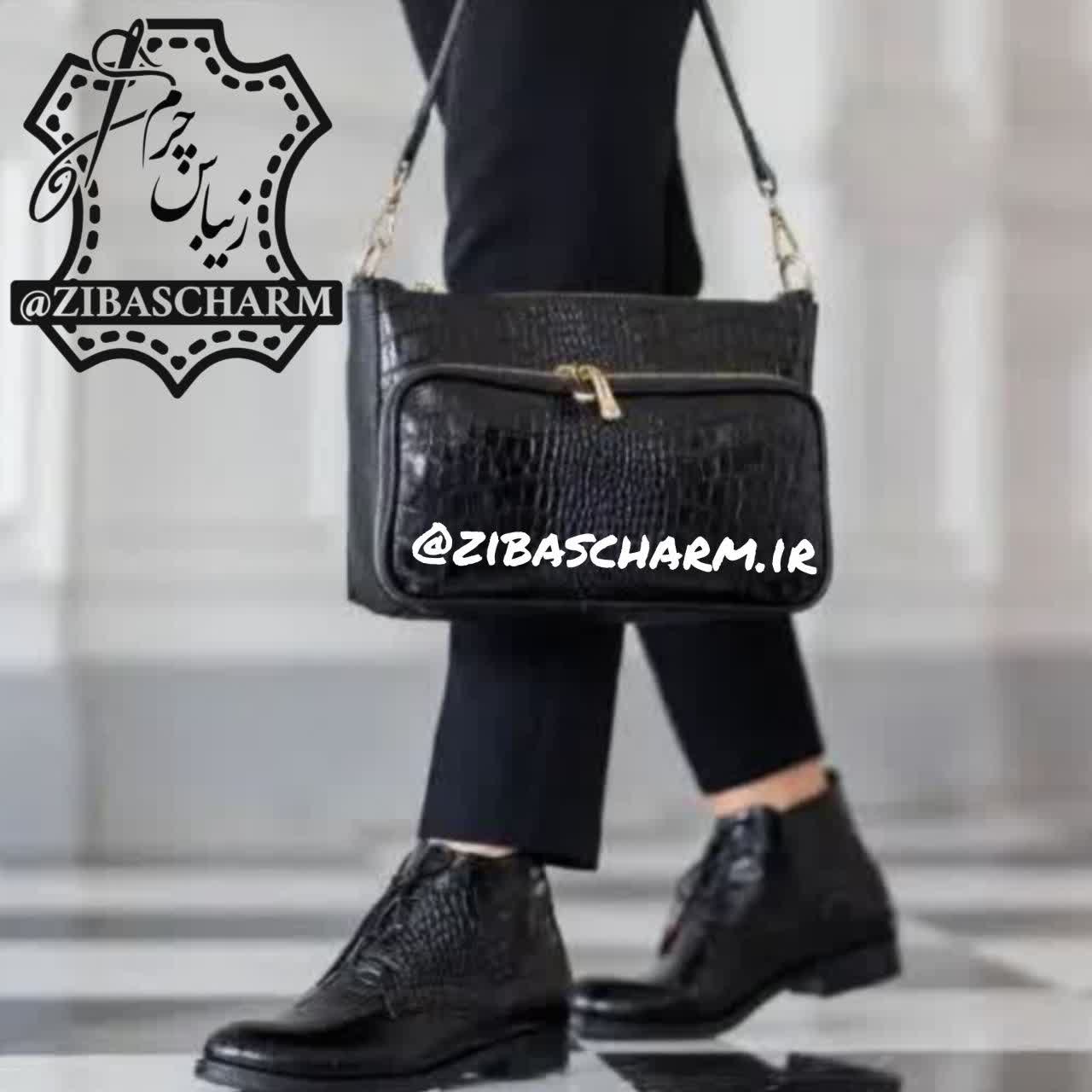 کیف زنانه چرم طبیعی دستدوز - A69