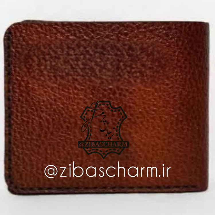 کیف پول و کارت چرم طبیعی دستدوز زیباس چرم