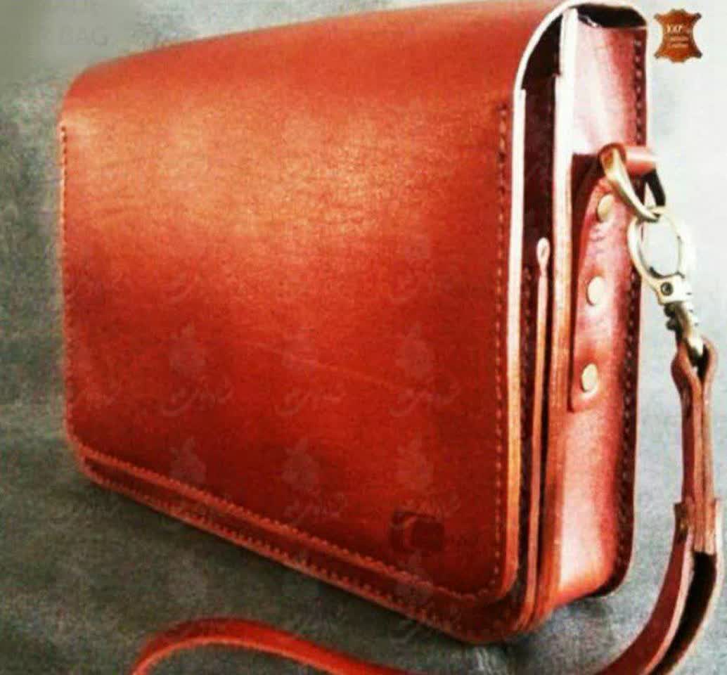 کیف دستی چرم طبیعی دستدوز