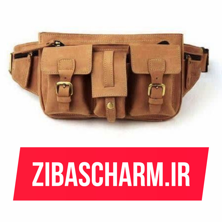 کیف کمری چرم طبیعی دست دوز - A36