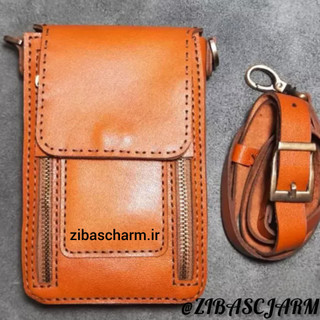 کیف دوشی چرم طبیعی دستدوز