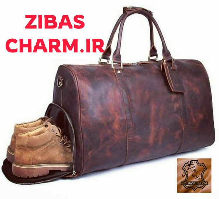 ساک ورزشی چرم دستدوز