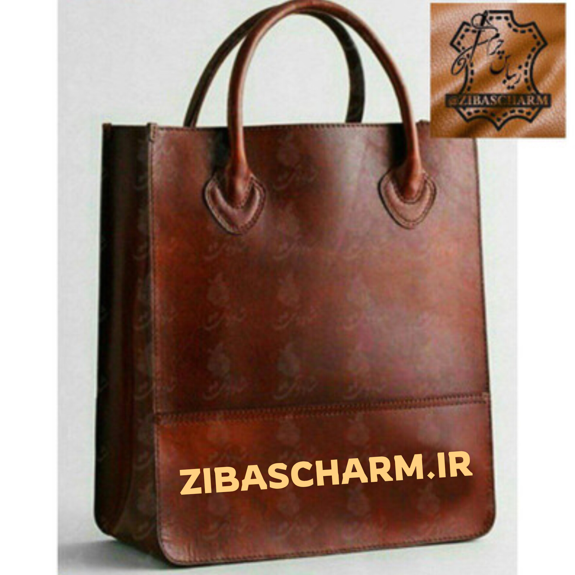 کیف دستی خرید چرم طبیعی دست دوز زیباس چرم