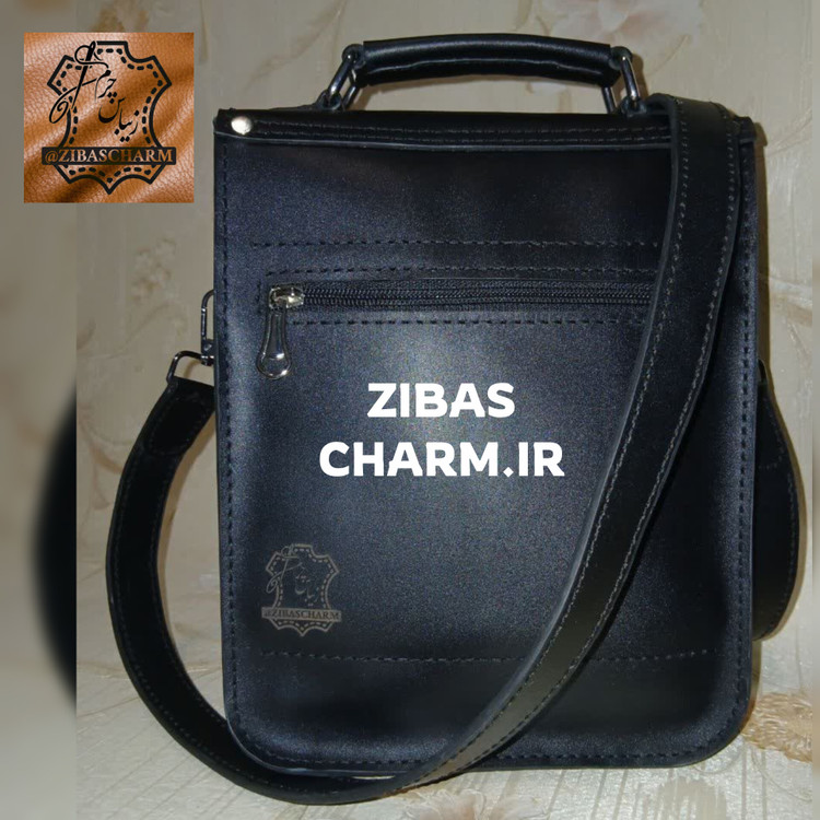 کیف دوشی چرم طبیعی دست دوز - A10
