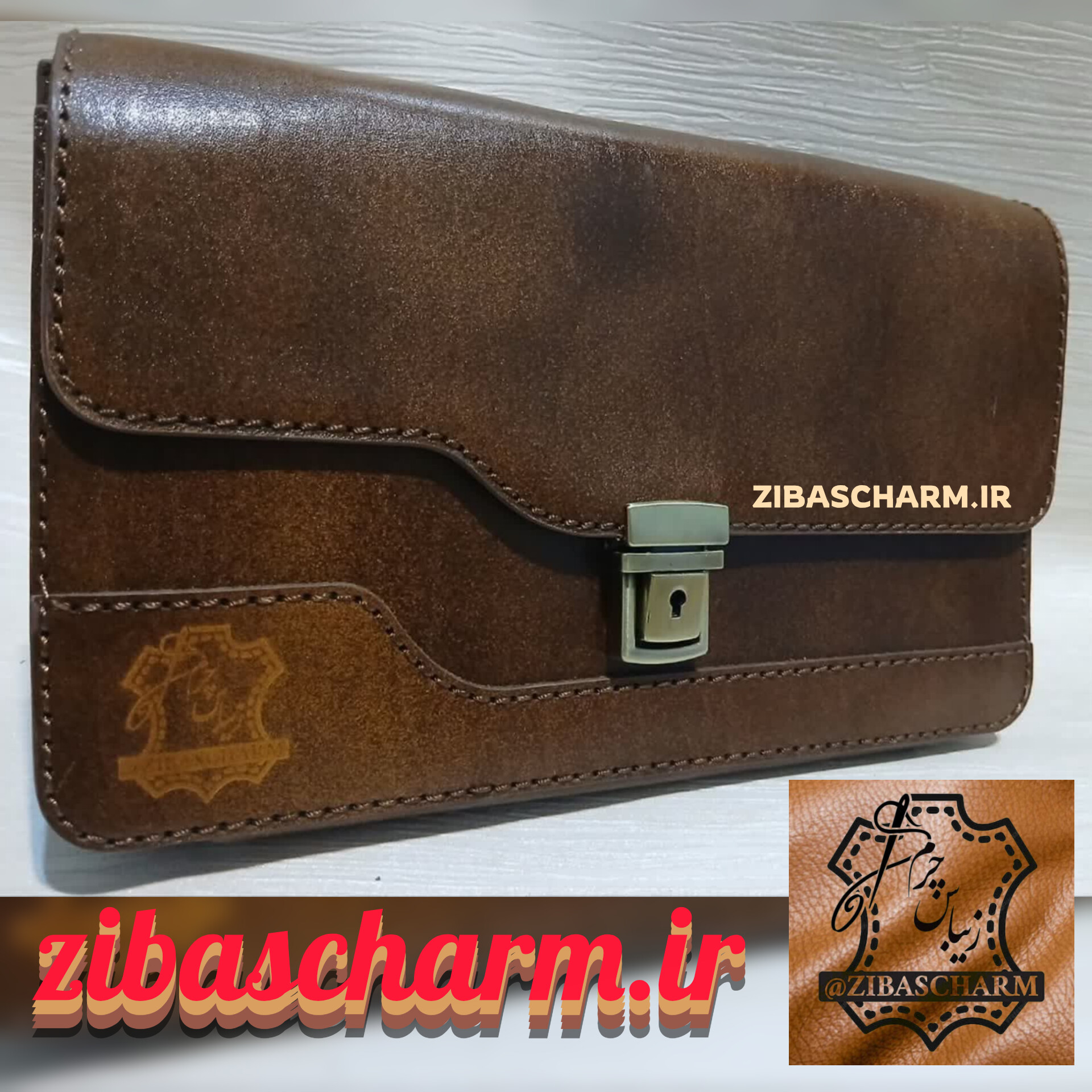 کیف چرمی مردانه دستدوز مناسب محل کار