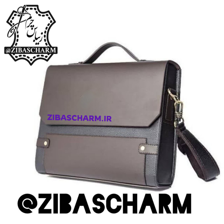 کیف اداری و لپتاب چرم طبیعی دستدوز