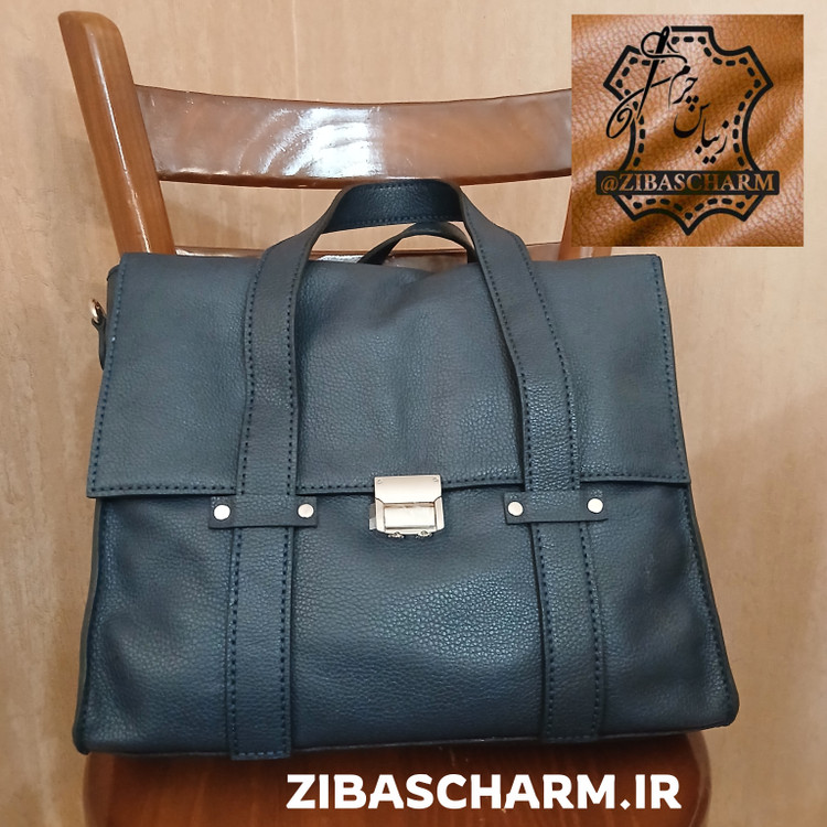 کیف اداری زیباس چرم دستدوز از چرم طبیعی